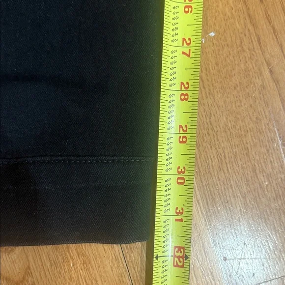 Worn Once $325 ASKK NY Brick House Tuckernuck Wide Leg Jeans in Black 27 (26) - Picture 9 of 13